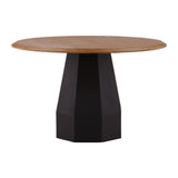 Maddie - Dining Table - Light Brown / Black