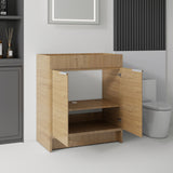 Freestanding Bathroom Vanity Cabinet With Soft Close Doors, Cabinet Only