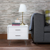Deoss - Accent Table - White