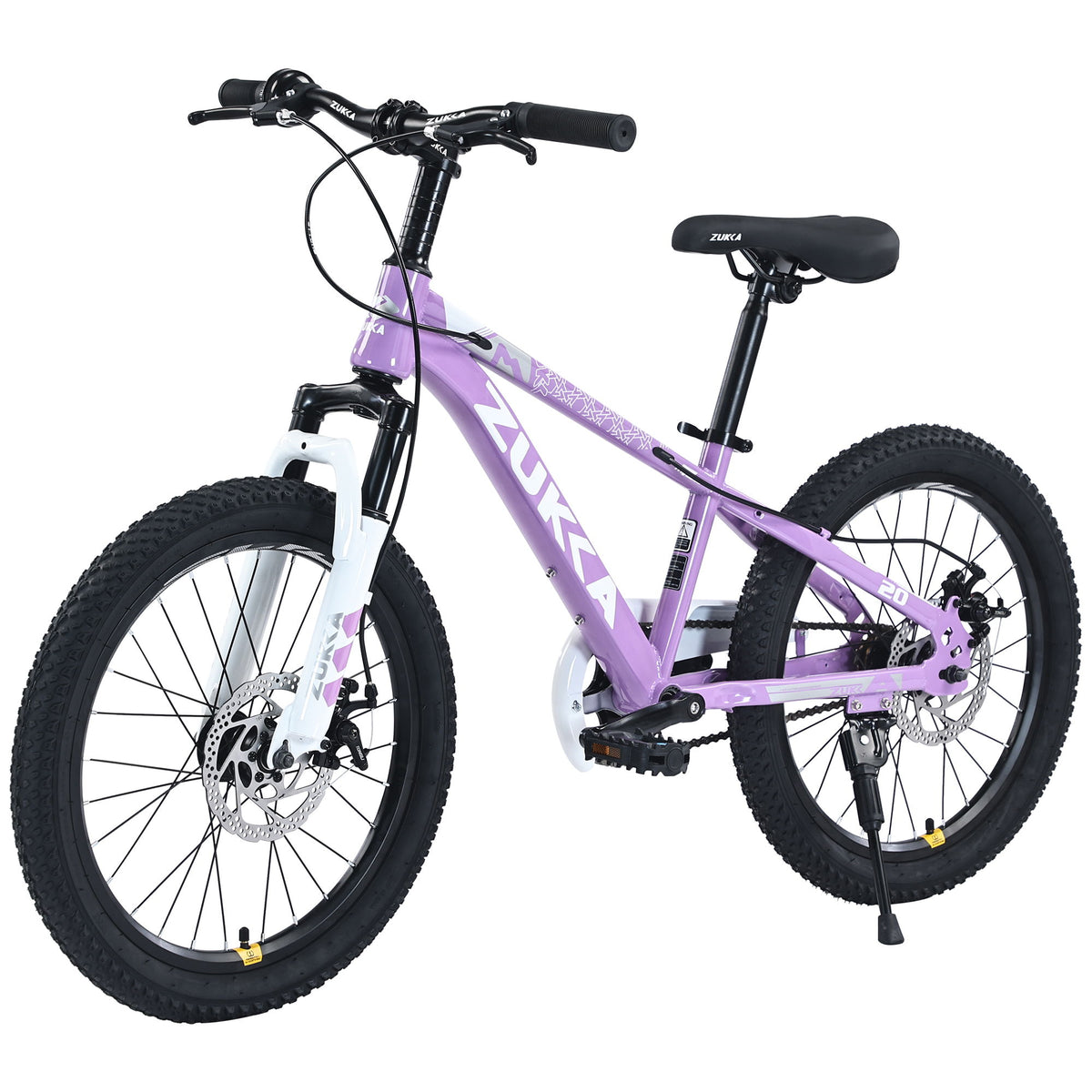 Zukka - 20" Mountain Bike With Adjustable Saddle And Suspension Fork