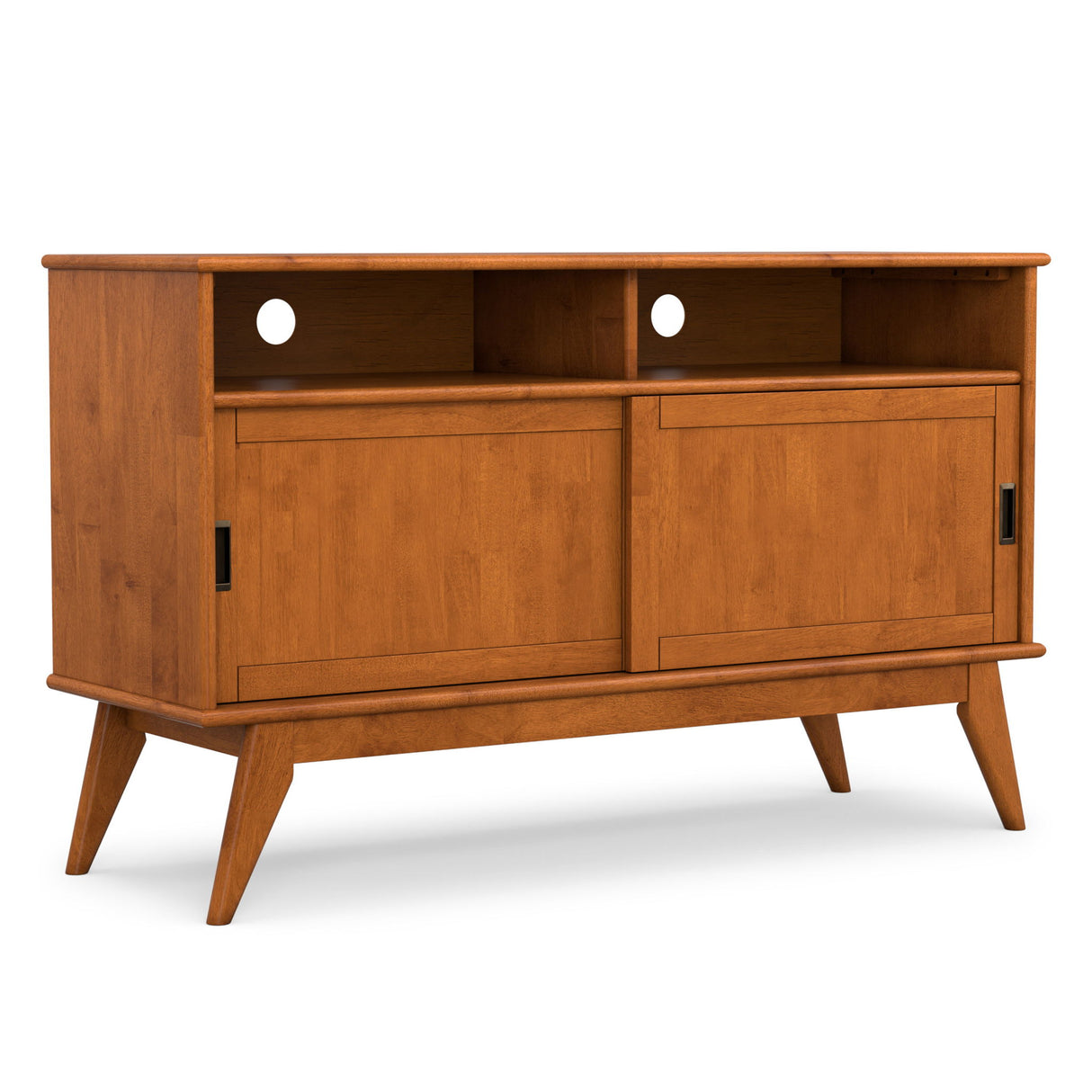 Draper - Handcrafted Mid Century Low TV Media Stand