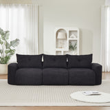 3 Seater With Thickened Armrests Sofa For Living Room