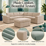 Modular Sectional Sofa, Reversible Set