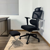 Zero Gravity Ergonomic Office Chair With 145° Recline, 3D Headrest - Black
