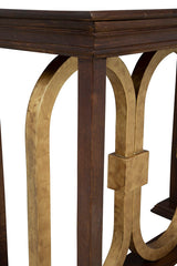 Everly - Console - Dark Brown / Gold