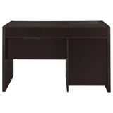 Maxim - 2 Drawer Computer Desk With Lift Top Storage And Power Outlet - Cappuccino
