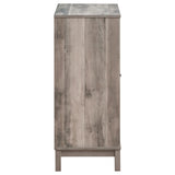 Wine Cabinet With 2 Doors - Gray