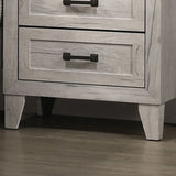 Nightstand, Bedside Table - White Washed