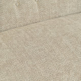 Nordic Chair Laid Back Loveseats With Curved Backres, No Armrests