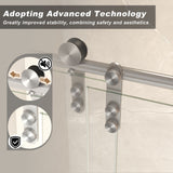 Frameless Sliding Bathtub Door With Frame