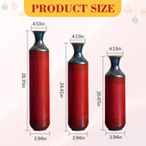 Modern Droplet Shaped Floor Vase Set, 3 Piece Home Decor