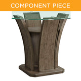 Dapper Grey Round Counter Table Base