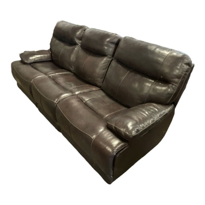 Dark Brown Leather Electric Reclining Seats - available at Alpine Outlets in Denver