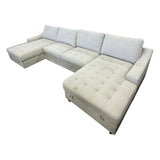 Davenport 3 - Piece Fabric Sectional with 2 Storage Chaises (ID N345678) - Furniture available at Alpine Outlets in Denver