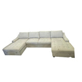 Davenport 3 - Piece Fabric Sectional with 2 Storage Chaises (ID N345678) - Furniture available at Alpine Outlets in Denver