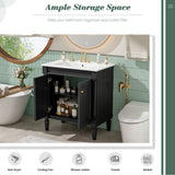 Bathroom Vanity Cabinet With Sink, Soft Close Doors, Storage Cabinet