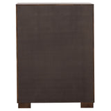 Polk - 5 Piece Queen Bedroom Set - Cappuccino