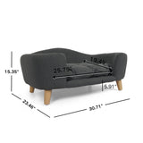 Elevated - Dog Bed Frame For Small Dog, Pet Couch Bed With Legs And Supportive Foam, Easy Assembly