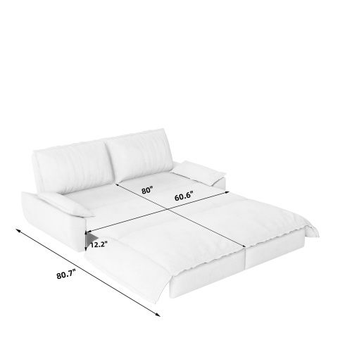 Queen Pull Out Bed, 3 In 1 Convertible Sleeper Sofa