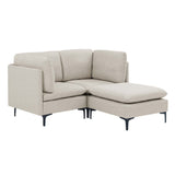 Upholstered Modular Sectional & Tall Legs