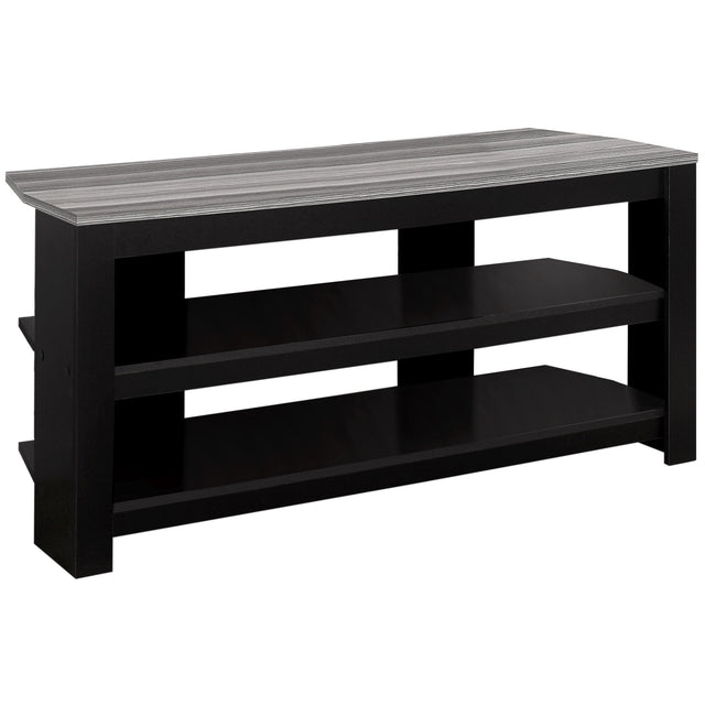TV Stand, Console, Media Entertainment Center, 3 Storage Shelves - TV Stands - Alpine Outlets