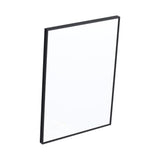 20" Rectangular Wall Mounted Mirror - Black