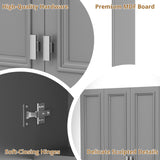 Wall Mounted Bathroom Cabinet With 5 Adjustable Shelves
