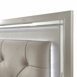 Platinum - Youth Full Platform Bed With Trundle - Сhampagne