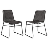 Dacy - Dining Side (Set of 2) And Sturdy Sled Base - Brown