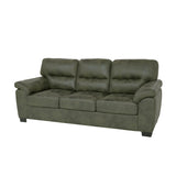 3 Seater Sofa With Padded Armrests And Triangular Leg