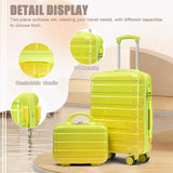 Luggage Set 14" / 20" With Combination Lock And Cosmetic Case