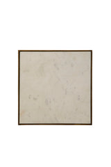 Antony - Side Table - White / Bronze