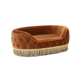 Monroe - Dog Sofa Bed - Burnt Orange