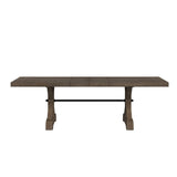Yellowstone - Dining Table With 2X12" Leaves - Gray