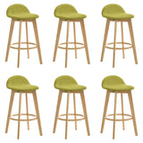 Vera - Upholstered Wood Counter Height Barstool