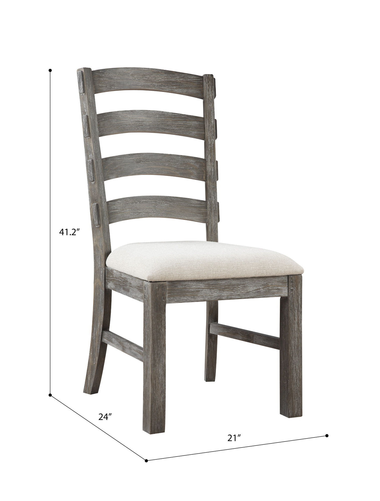 Rusti - Upholstered Dining Chairs (Set of 2) - Brown - Chair Sets - Alpine Outlets