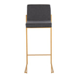 Fuji - Contemporary Design High Back Barstool