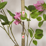 72" Artificial Bougainvillea Tree with Black Plastic Pot
