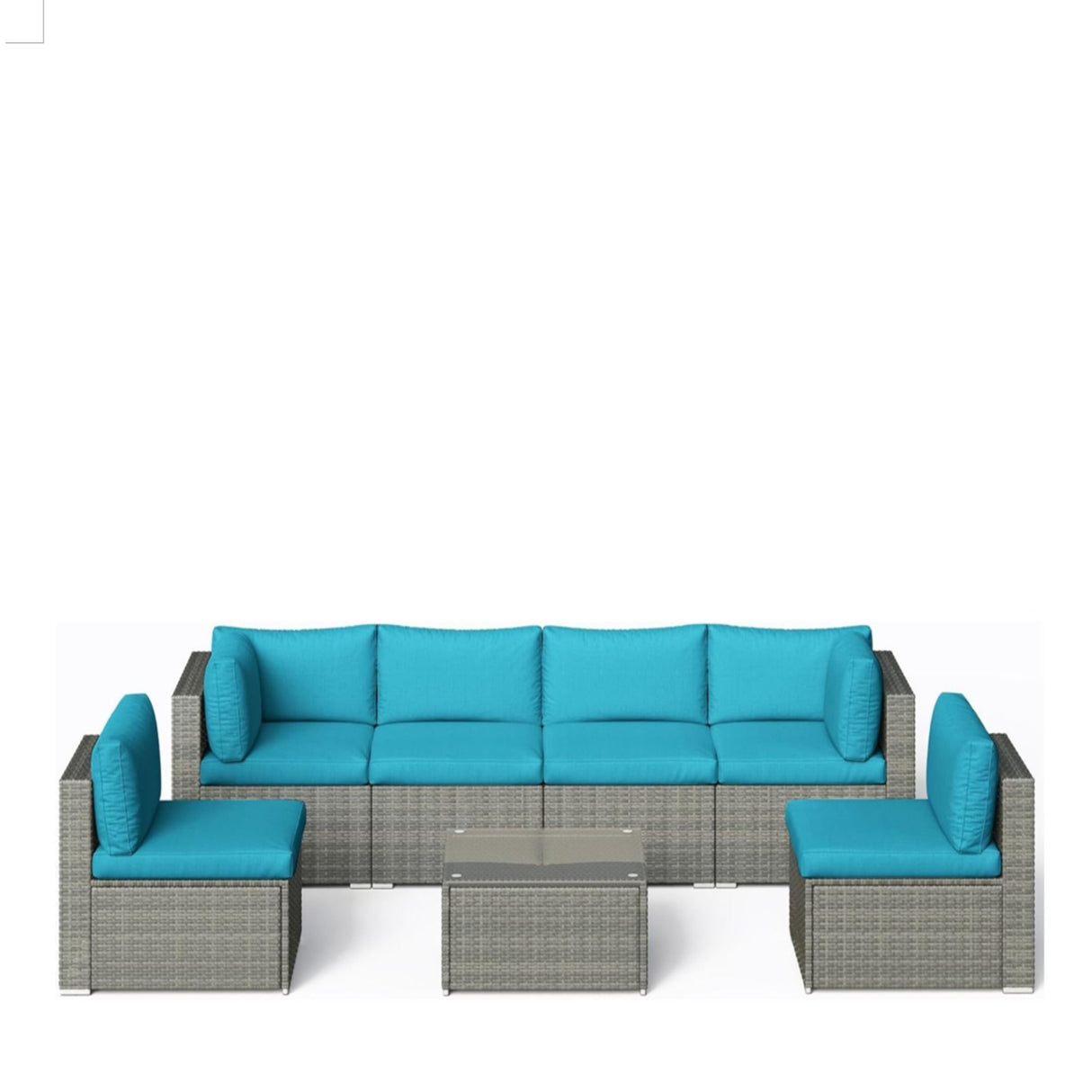 Modern Patio Set With Coffee Table