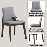 Kaela - Side Chair (Set of 2) - Light Gray - Chair Sets - Alpine Outlets