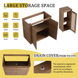 Freestanding Bathroom Vanity With Sink And 2 Soft Close Doors