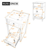 Bathroom Vanity With Sink, Drawer & Soft Closing Door