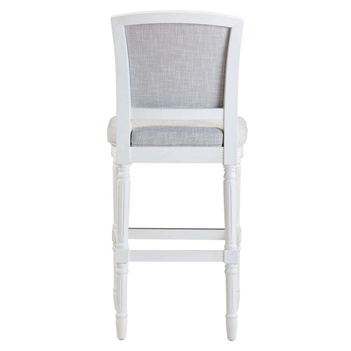 Stool With Upholstered Seat And Back