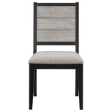 Dutchie - Upholstered Dining Side Chair (Set of 2) - Black