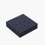 Stone Style Patio Deck Tiles For Porch (Set of 44) - Gray