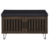 Clackamas - 2 Door Storage Bench With Padded Seat