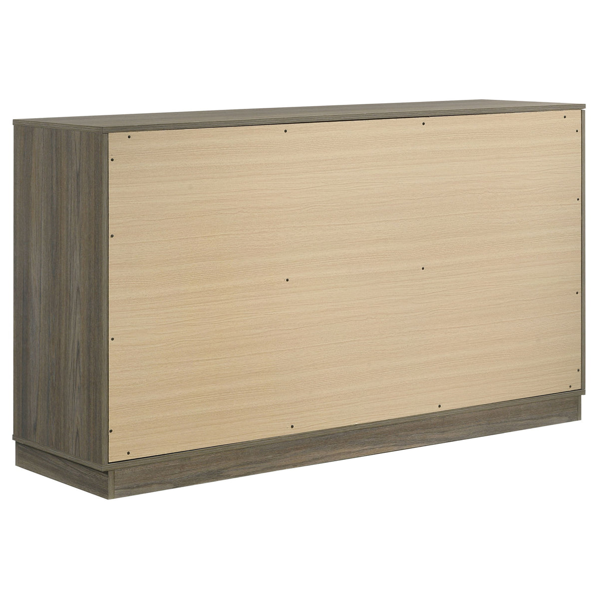 Edmondson - 9 Drawer Dresser With Hidden Jewelry Tray - Natural / Gray