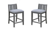 Graham - 20" Upholstered Seat Counter Height Chair (Set of 2) - Chair Sets - Alpine Outlets