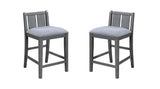 Graham - 20" Upholstered Seat Counter Height Chair (Set of 2) - Chair Sets - Alpine Outlets