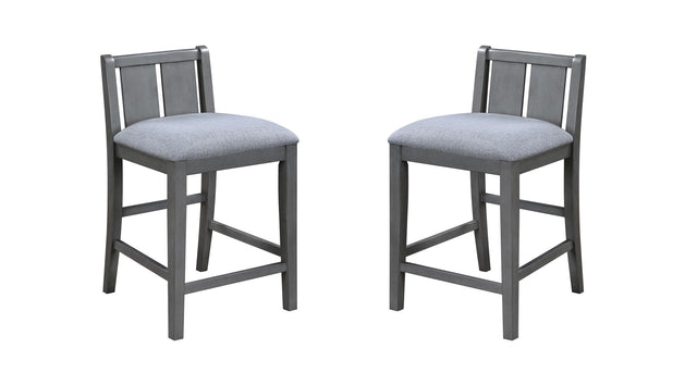 Graham - 20" Upholstered Seat Counter Height Chair (Set of 2) - Chair Sets - Alpine Outlets